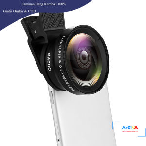 LemonBest Lensa Kamera HP Smartphone 2 in 1 Macro 12.5X Wide 0.45X - LB-21