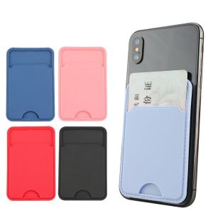 HOMEVOYAG TPU Back Paste Card Holder Set Back Paste Adhesive Mobile Phone Back Paste Card Holder Credit Cards Holder Anti-theft Mobile Phone