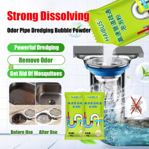 Powerful Pipe Unclogger Quick Dissolve Grease Bubble Powder