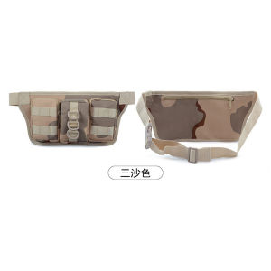IELGY Multi-functional waterproof storage mens waist bag camouflage outdoor sports