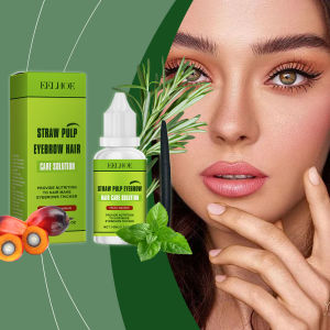 EELHOE Straw Pulp Eyebrow Hair Care Solution Fast Eyebrow Growth Serum Eyelash Hair Growth Anti Hairs Loss Product Prevent Baldness Fuller Thicker Lengthening Eyebrow Makeup Eyebrow Growth Serum Eyelash Hair Growth Anti Hairs Loss Product Prevent Baldness