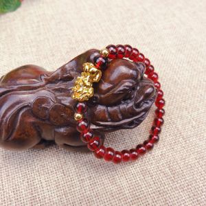 GELANG PIXIU MINI Manik-manik Garnet Pria GELANG KEBERUNTUNGAN Gelang unisek Perhiasan