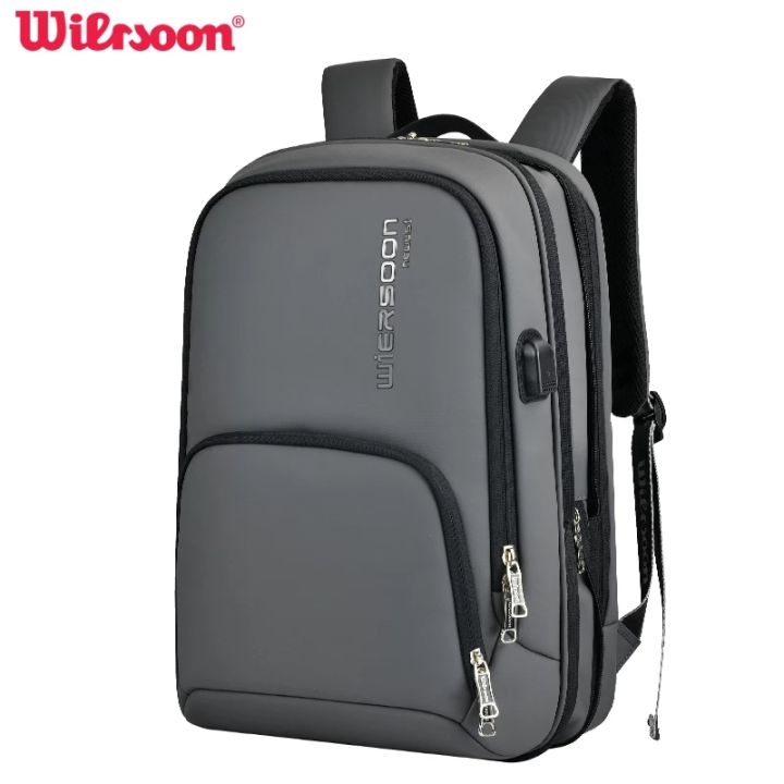 WIERSOON New Men Fashion Waterproof Laptop Backpack 15.6 Inch Daily ...