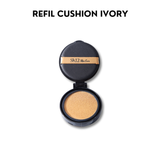 SR12 Perfect Cushion Ivory & Natural Make Up Glowing Full Coverage Bedak Foundation Tahan Lama