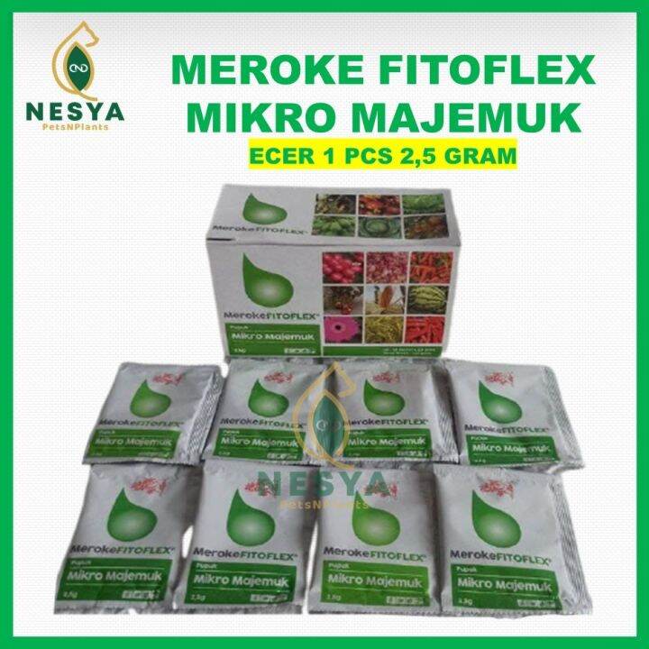 Pupuk Mikro Majemuk Meroke Fitoflex Gram Kemasan Asli Pabrik