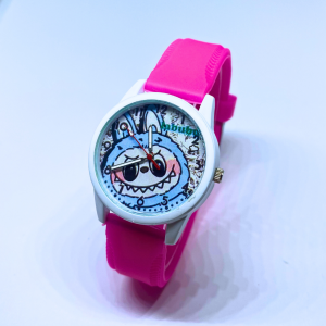 Jam Tangan Anak Kartun Labubu Dengan Desain Lucu Tali Silikon Terbaru Trendy Viral