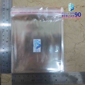12x12 cm Plastik Opp 20 micron isi 100 lembar