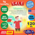 NUTRIMAX VITAMIN D3 400 IU SYRUP VIT D SIRUP SISTEM IMUN ANTI INFLAMASI TERAPI AUTOIMUN KALSIUM GIGI 120 ML. 