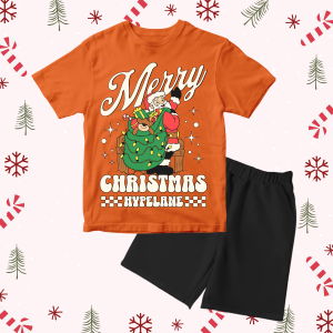 Code8.id DTF2 Baju Setelan Natal Anak Laki Laki Karakter Santa Kado Best Seller MURAH DAN TRENDY