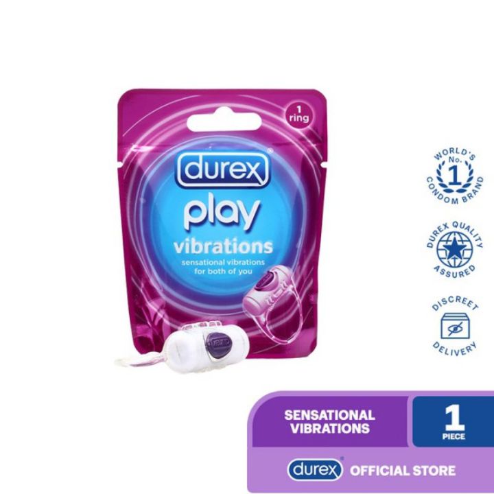 Durex Extra time & Air 10s with Durex Play Cherry 50ml Lubricant and Vibrating  Ring – Crazy D India