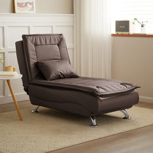 CraftedLiving SG-Recliner Lazy Sofa Can Lie And Sleep Single Room Bedroom Toffee Electric Folding Sofa Bed