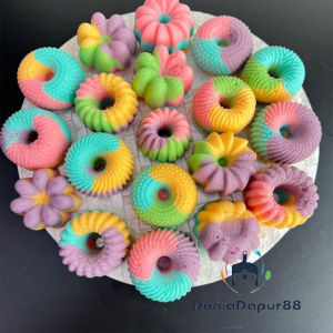 Cetakan Puding Mini Bavaya / Twist / Bubble / Lextra / Classic / Premio / Grandia / Varda 8 Pcs