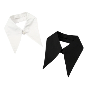 Chèn giản dị cổ áo nửa Áo sơ mi cổ áo nhọn cho cô gái Cổ Đại nghệ thuật truyền thống chèn cổ sam ve áo