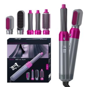 5 IN 1 Hair curler+Hair Dryer 3 Plug hairdryer straightener hair pengering rambut murah hairdryer Pengering rambut kering rambut 吹風筒 吹风筒 吹风机 吹風機