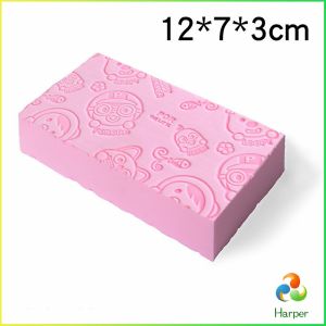 Harper ฟองน้ำอาบน้ำ ระเบิดขี้ไคร ผลัดเซลล์ผิวที่ตายแล้ว พิมลายน่ารัก bath sponge