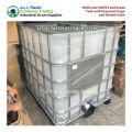 1000 Liter HDPE Food Grade Tank with Polysteel Cage  and Sealed Valve, White IBC Water Tank Plastic Drum. 