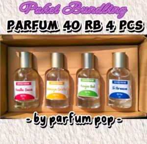 Pop Parfum Paket Bundling Isi 4 Pcs Ukuran 35ml