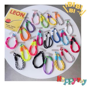 Unique Hand-Woven Rope Mobile Phone Pendants Vibrant Colorful Accessory for Personal Style Charm
