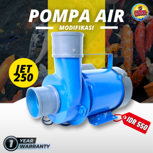 Pompa air modifikasi hemat listrik jet 250 pipa 2 dim cocok untuk sirkulasi kolam ikan koi ready stock siap kirim ke seluruh wilawah indonesia