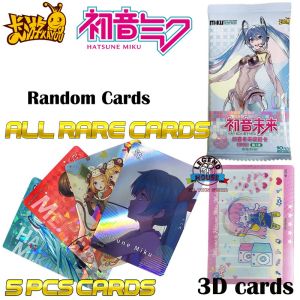 KAYOU Anime Hatsune Miku Rare Cards Deluxe Edition Series 1 Pack 5 Cards Set