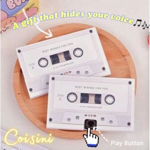 [Coisíní]  Exclusive Greeting Recording Voice Card Gift Audio Tape For Boyfriend Gift For Girlfriend Birthday Memory