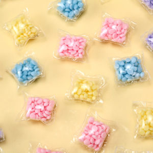 30PCS 5IN1 Laundry Beads Detergent Liquid Capsule Ball Washing Machine Powerful Cleaning Laundry Soap Perfume Softener Detergent Washing Detergent Ball