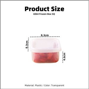 【PLAYFUL】Frozen Storage Container Portable Food Fruit Storage Box