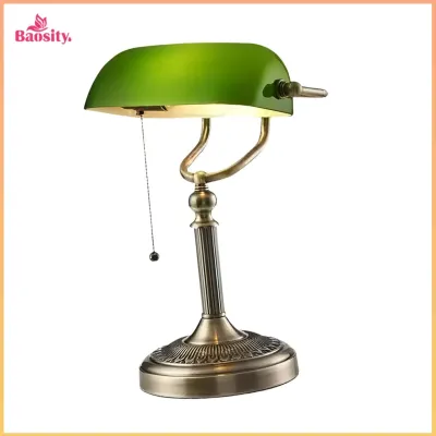 Vintage Bankers Lamp Bank Desk Lamp E27 Home Decor Gift Decorative NightStand Light Library Desk Lamp Bedside Lamp for Office