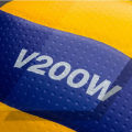 Mikasa Volleyball Ball V200W size 5  Competition Training Leather Volleyball Olympics Volleyball Ball Original. 