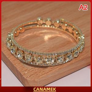 Miễn phí vận chuyển✨ Thời trang pha lê Vòng đeo tay cho phụ nữ cưới Bangle tay trang sức nhiều lớp Bridal rhinestone vòng đeo tay