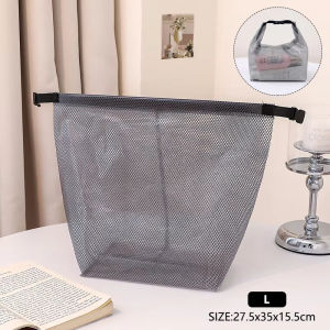 1 PC Handheld Waterproof Storage Bag Travel Portable Buckle Design Cosmetics Toiletries Large Opening Bag