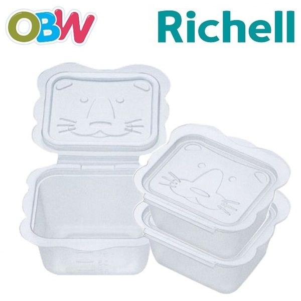 Richell Animal shaped Food Container (100ml / 150ml) Richell Food ...