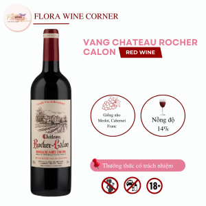 Chateau Rocher Calon 2020 Red Wine - Montagne Saint-Emilion - 14% Alc - 750ml Bottle - Authentic Import