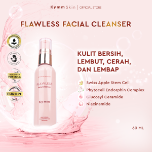 [Phytocell Series] KYMM SKIN Flawless Facial Cleanser with Swiss Apple Stem Cell | Flawless Facial Cleanser with Phyto Endorphin Complex and Swiss Apple Stem Cell by Kymm Skin | Sabun Cuci Wajah Perawatan Mencerahkan Pencerah Kulit Kusam Meremajakan Kulit