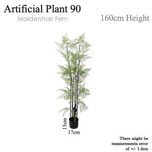 ⭐MAIDENHAIR FERN⭐ Artificial Plant Decor Tree Indoor Plant Decoration Plant Home Decor Office Plant Lobby Plant Decoration Artificial Greenery Indoor Tree Artificial Plant Decoration Indoor Plant Decor for Home Office Hotel Lobby Interior Decoration