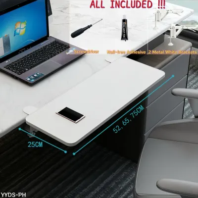 Computer And Dining Table Desktop Expansion Board Extended And Widened Desktop Non Drilled Connection Folding Board