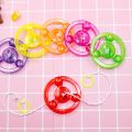 Creative Light-emitting Gyro Toy Pull Line Flywheel Toys Spinning with Lights Colorful Toys for Kids. 