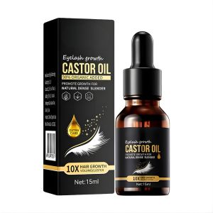 Eyelash Growth Castor Oil Serum Penebal Bulu Mata dan Alis Alami Dengan Cepat VP087