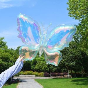 Large Butterfly Foil Balloons Gradient Butterfly Balloons Birthday Party Wedding Decorations Baby Shower Globos Kids Toys