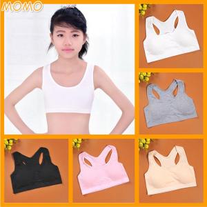 MOMO 8-16Yrs Kids Bra Girls Training Soft Breathable bras Girls Sport Underwear Baby Bra