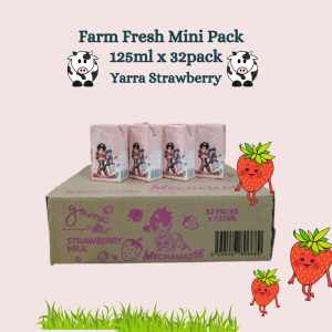 Farm Fresh Mini Pack 125ml x 32packs ONE Carton Grow Up Milk/Chocolate /Strawberry / Kurma Milk/ Yarra Strawberry / Yogurt Mango