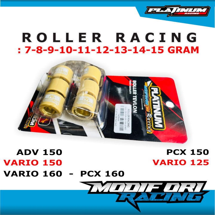 Vario 125 Roller racing 13 gramteflon roler 11 gram pcx vario 150