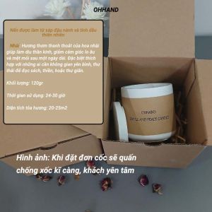 Nến Thơm Thư Giãn Cổ Điển Sang Trọng Mùi Hương Dễ Chịu OHHAND
