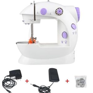 PAKET MESIN JAHIT 5IN1 PALING KOMPLIT BERGARANSI MESIN MEJA ALAT JAHIT DAN JARUM