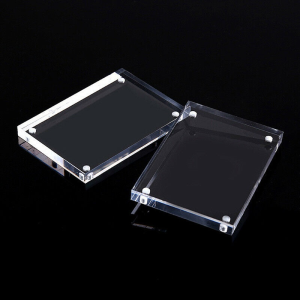 Dual-faced Clear Crystal Picture Frame Photo Frames for Pictures Acrylic Creative Mini Home Decor