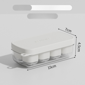 6 Grids Soft Silicone Ice Cube Moulds Ice Maker Soft Silicone Food Grade Mini Home Use Homemade Ice Cube Artifact Bar Kitchen Drink Accessories