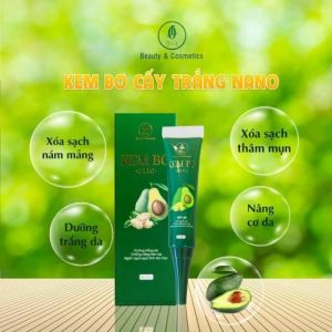 Kem bơ cấy trắng da nano olic