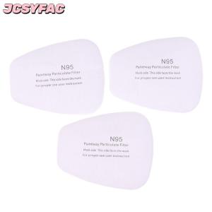 JCSYFAC 20 cái 5N11 bụi bông giấy lọc cho 6200 7502 6800 hóa chất phun sơn mặt nạ khí phụ kiện
