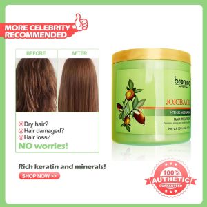 Bremod Hair Treatment Conditioner for Dry and Damaged Hair Mask Jojoba Argan oil Green tea Intense Moisturizing Hair 900 ml.BR-H001/002/003