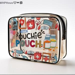 WP💓💛💖 Medicine Cosmetic Bag Women Large Capacity Travel Organizer Easy Wipe Clean Toiletry Pouch Daily Use Trip Toiletry Travel Bag